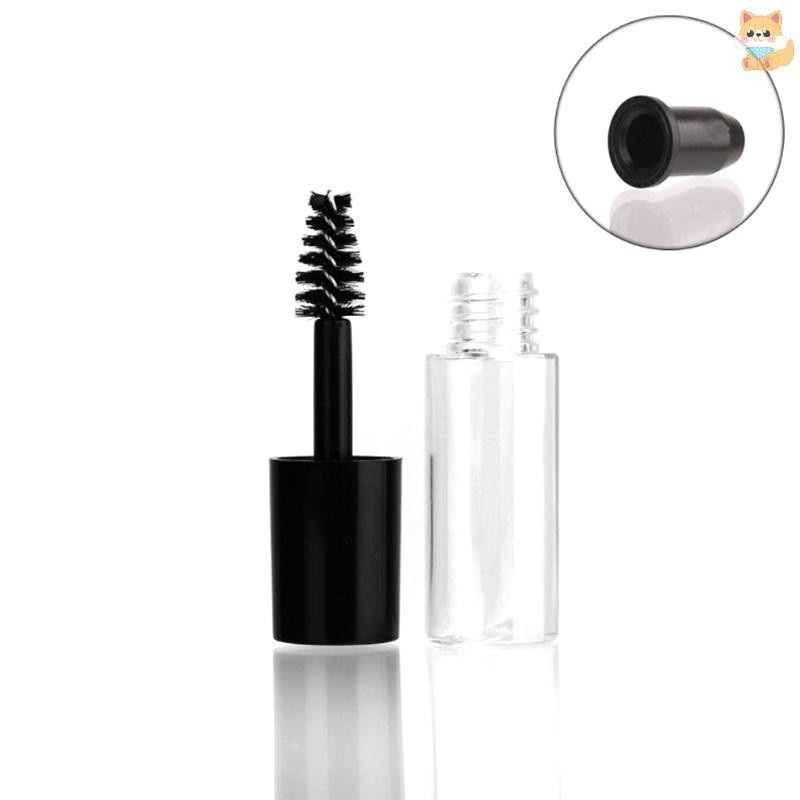 [VI] ขวดมาสคาร่าเปล่าพร้อมไม้กายสิทธิ์รีฟิล 0.8 มล. หลอดมาสคาร่าเปล่า DIY Wand Eyelash Cream Container Liquid Bottle TH