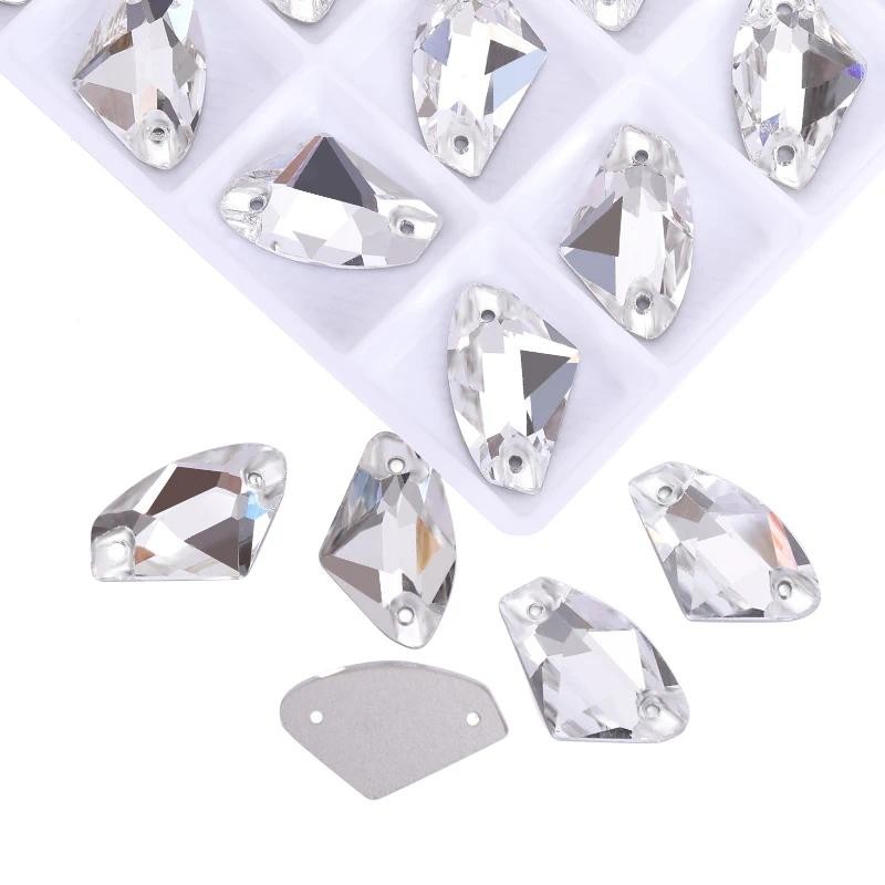 Ducrystal K9 Glass Crystal เย็บบน Rhinestones Flatback อุปกรณ์เสริมสําหรับเสื้อผ้าหัตถกรรมเย็บลูกปัด ราคา ถูกที่สุด ดีลบีเคเค แกลเลอรีภาพที่ 7