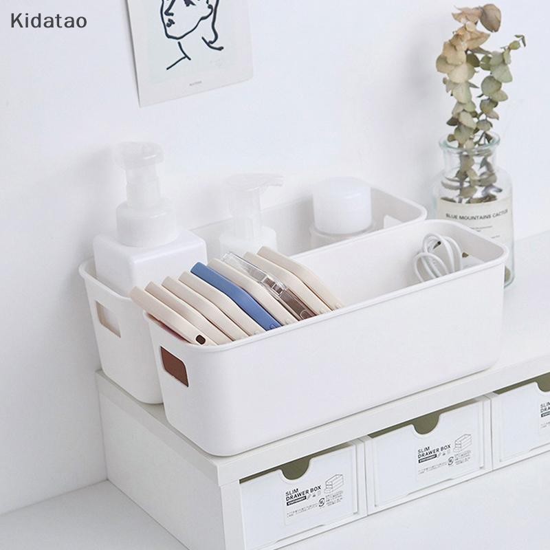 Kidatao 1/3PCS al กล่องเก็บเดสก์ท็อปอุปกรณ์อาบน้ําเครื่องสําอาง Sundries พลาสติกองค์กรกล่องลิ้นชักใหม่