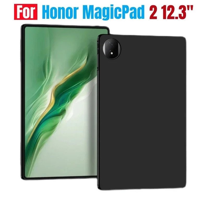 For Honor magicpad 2 Case 12.3 inch FLEXIBLE Soft TPU Black SHELL back COVER FOR Honor magicpad 2 ma