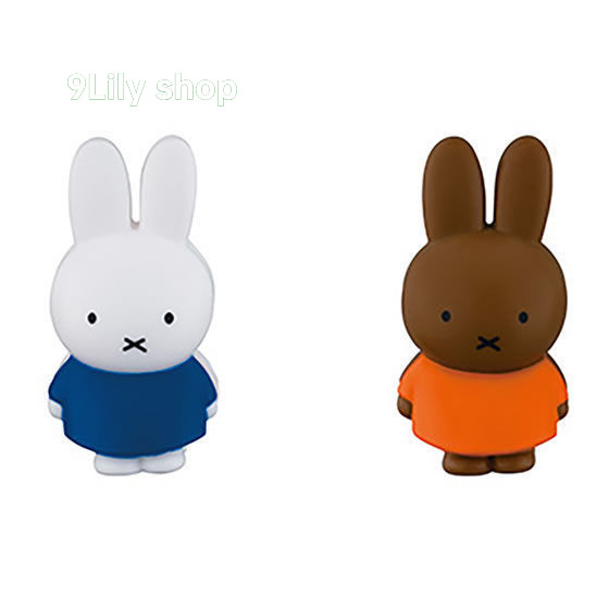 [ของแท้ Bandai Capsule Toy] Miffy Rabbit Little CLIP ชุดตกแต่งกระต่ายสัตว์น่ารัก *