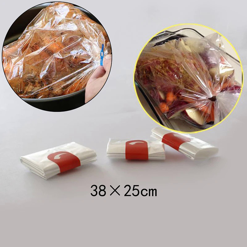 New10 pcs Heat Resistance Nylon-Blend Slow Cooker Liner Roasting Turkey Bag For Cooking Oven Bag Bak