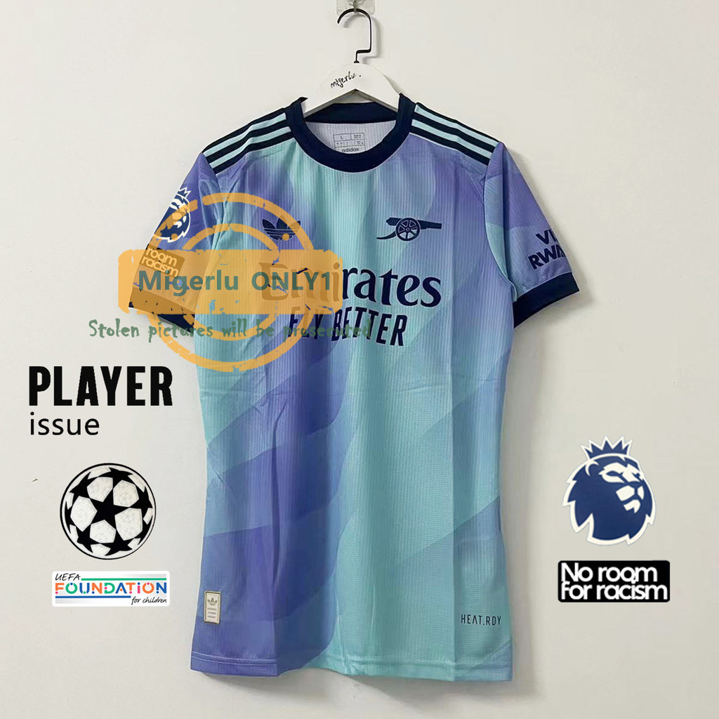 ผู้เล่นฉบับที่ 24/25 Arsenal 3rd jersey S-2XL