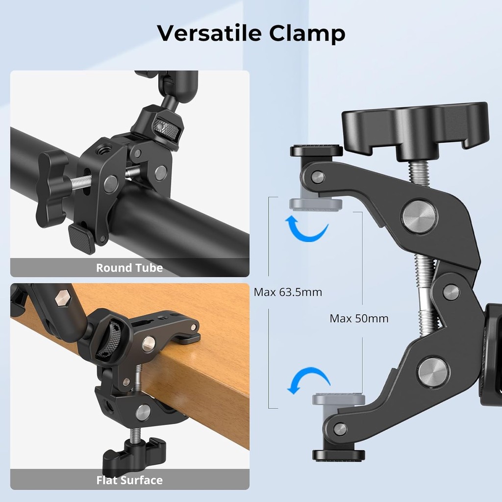 Smallrig 22" ปรับ Magic Arm Boom Arm Mount สําหรับ Light/เว็บแคม/ไมค์/กล้องแอคชั่น ฯลฯ