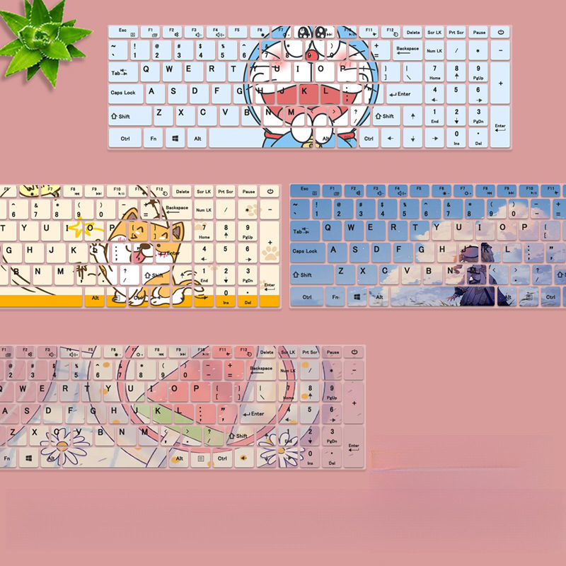 15.6นิ้ว Intel Core i7ฟิล์มป้องกันแป้นพิมพ์ I9 Xiaomi Business Moon Fox โน๊ตบุ๊คการ์ตูน