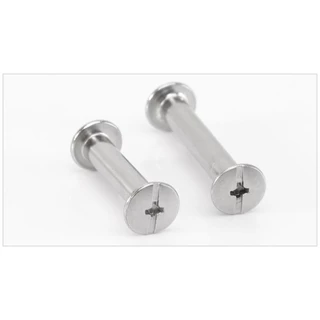 [RL] M3-m6 Book Binding Post Screw Chicago สกรู Bind สกรูสมุดภาพอัลบั้มรูปกระเป๋าเดินทาง SUS 304 สแตนเลส M4 M5 [1 ชิ้น]
