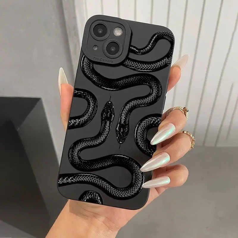 งูเคสโทรศัพท์กราฟิกสําหรับxiaomi 14T 13T 12T 11T Pro POCO X6 M6 F6 X5 F5 X3 X4 Pro Xiaomi 14 13 12 Pro Mi 11 12 13 Lite Matteซิลิโคนนุ่ม