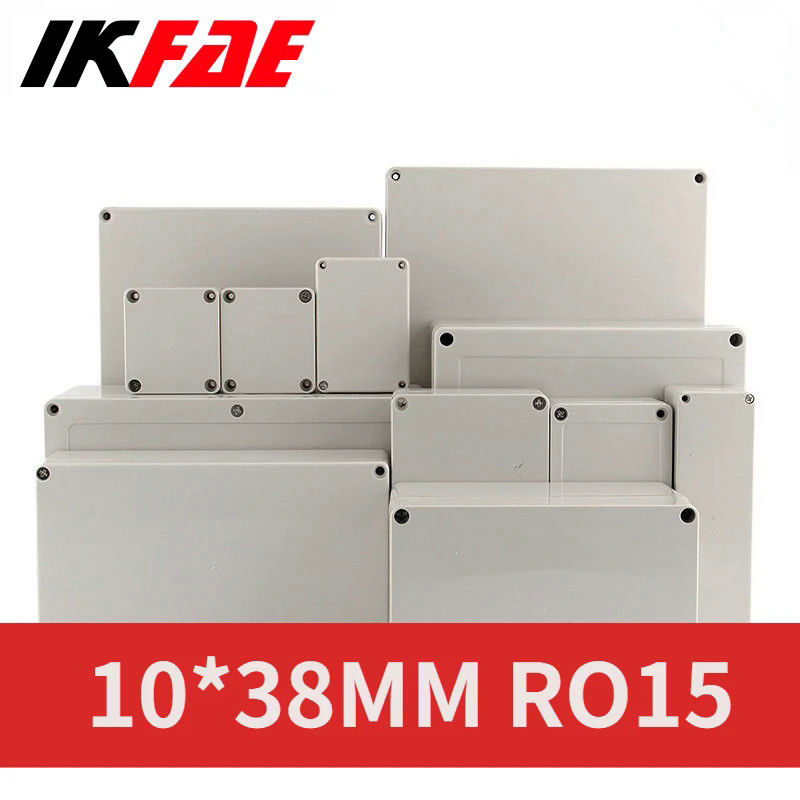 Ip66 OutdoorWaterproof  Electrical Junction Box Plastic ABS Junction Box Screw Cable Custom Waterpro