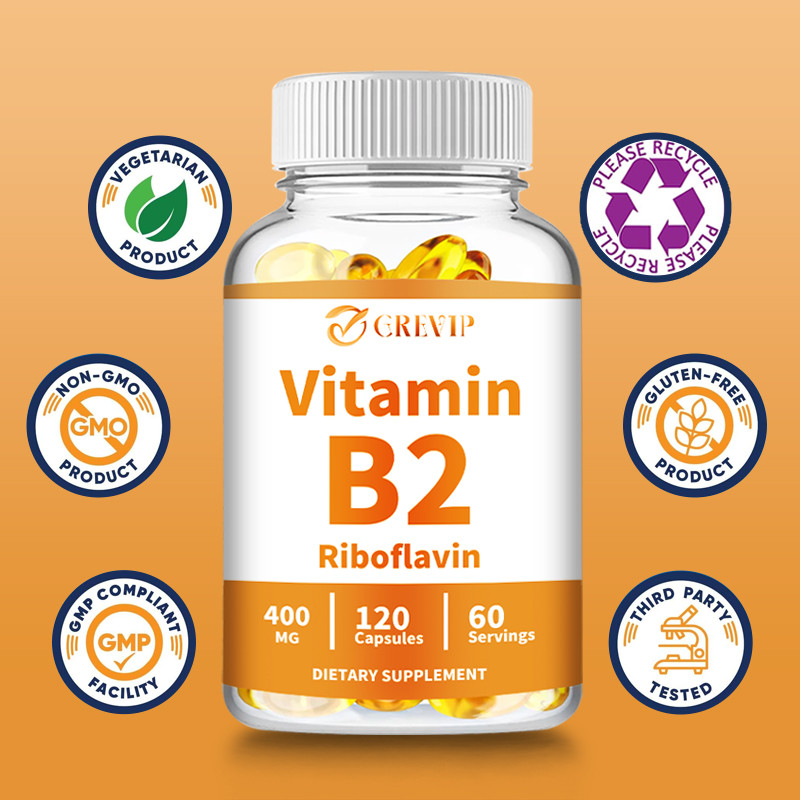 รีวีไอพี วิตามิน ข2 400 มก. แคปซูล ผลิตภัณฑ์เสริมอาหาร (30/60/120 แคปซูล) - รูปที่ 2