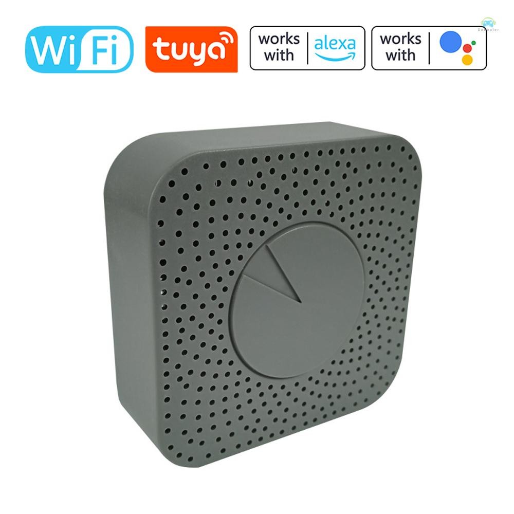 Yb1 Air Quality testerTuya WiFi อัจฉริยะ Air Quality Monitor 5-in-1 Air Housekeeper HCHO/CO2/VOC/อุณหภูมิ/Humidity Detector สนับสนุนรีโมทคอนโทรล APP ควบคุมฟังก์ชั่นปลุก Compatib