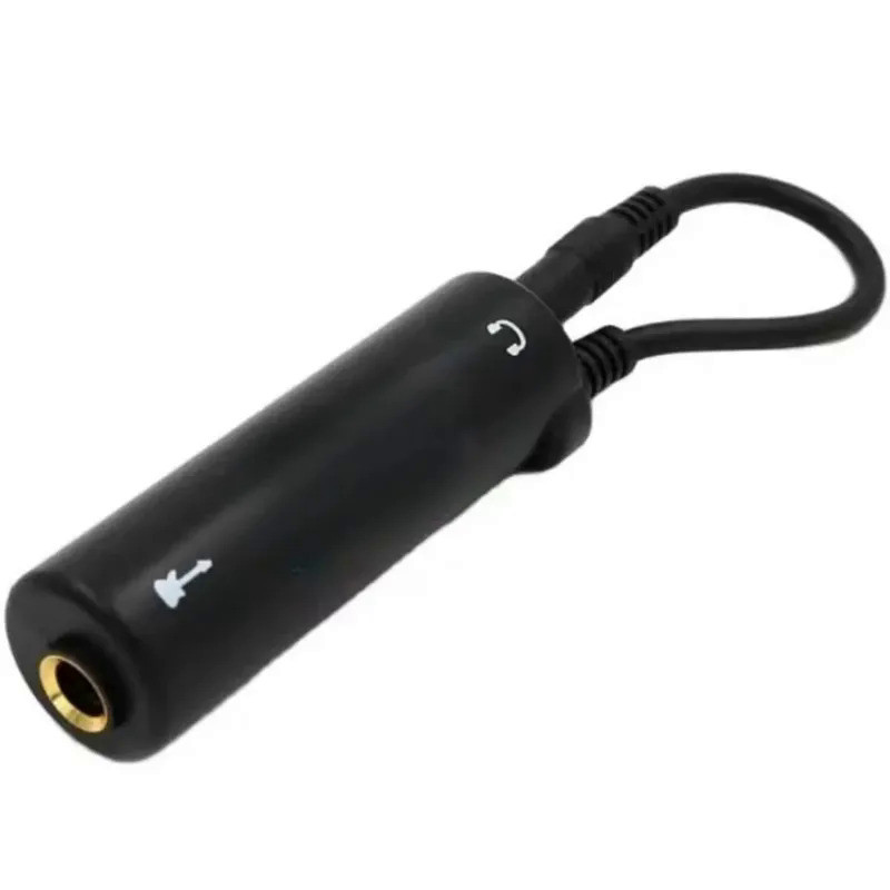 1pc Guitar Interface Converter Replacement For Phone Guitar Audio Interface Guitar Line Converter Ac