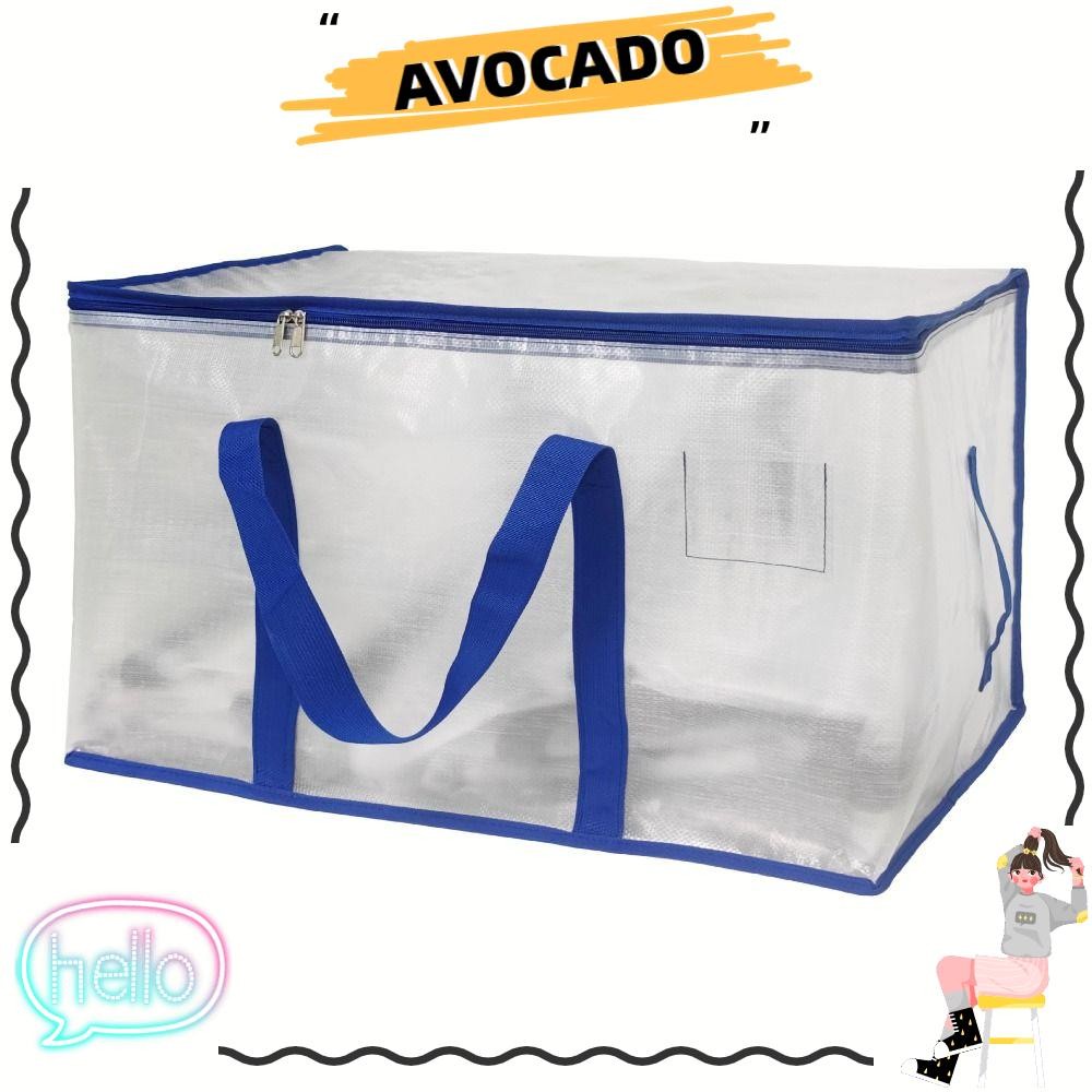 กระเป๋าย้ายของ AVOCAR, ถุงบรรจุกระเป๋าเดินทางผ้านวมความจุขนาดใหญ่, ถุงเก็บกระเป๋าเดินทางกันฝุ่นแบบพับได้ทอแบบหนา