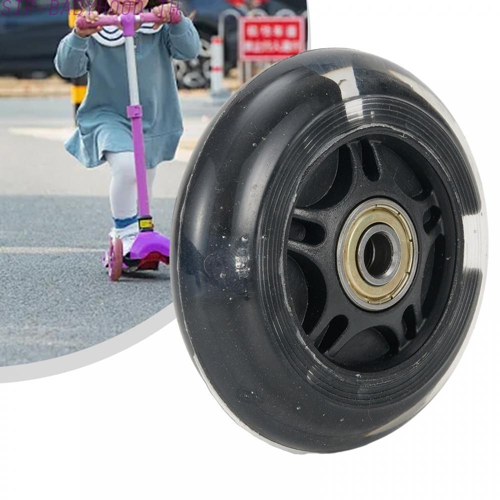 ⭐ BIG DISCOUNTS ⭐ล้อ PU กลางแจ้งสําหรับ Micro Scooter ไฟกระพริบด้านหลังใช้งานได้จริง【SIP-BABYHODO-TH