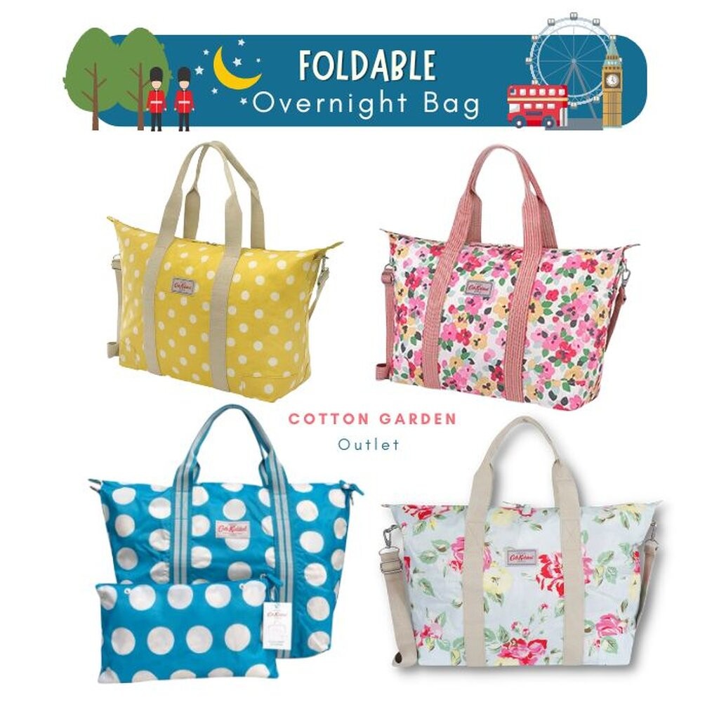 แท้ 100% ใบใหญ่ กระเป๋าเดินทางพับได้ foldaway overnight bag