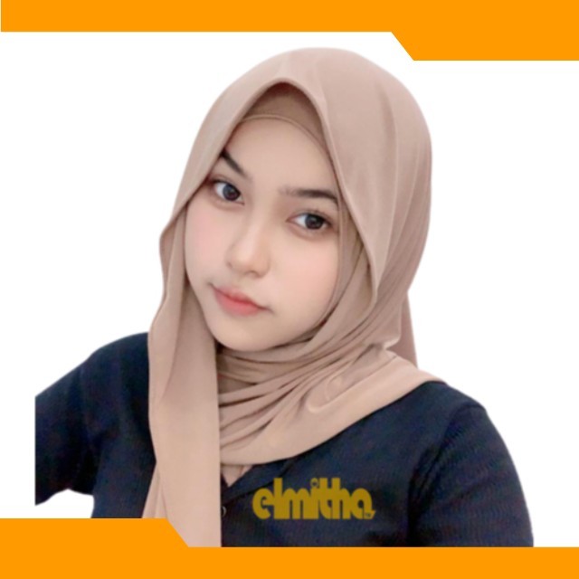 INSTANT PASHMINA ภายในฝาครอบคอ ROYAL JERSEY HQ By elmitha ฮิญาบ