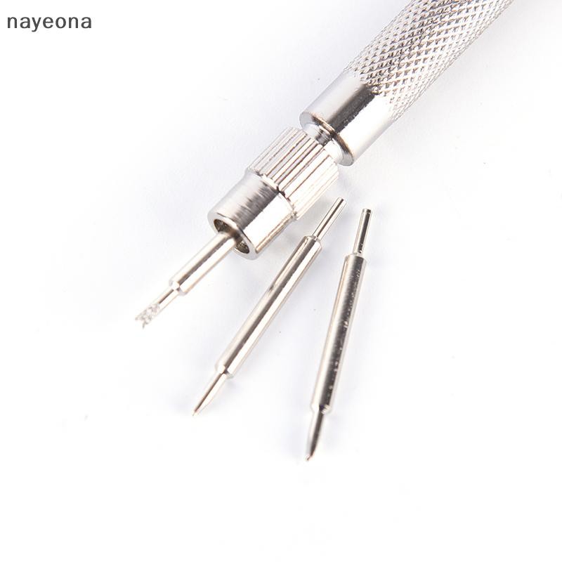 [NAY] สายนาฬิกาโลหะมืออาชีพ Spring Bar Link Pin Remover ชุดเครื่องมือซ่อม EON