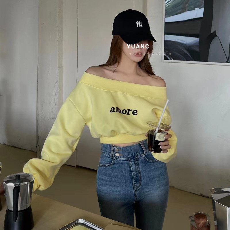 IELGY เสื้อสเวตเชิ้ตอเนกประสงค์ทรงหลวมแบบสั้นสําหรับผู้หญิง — صورة 4