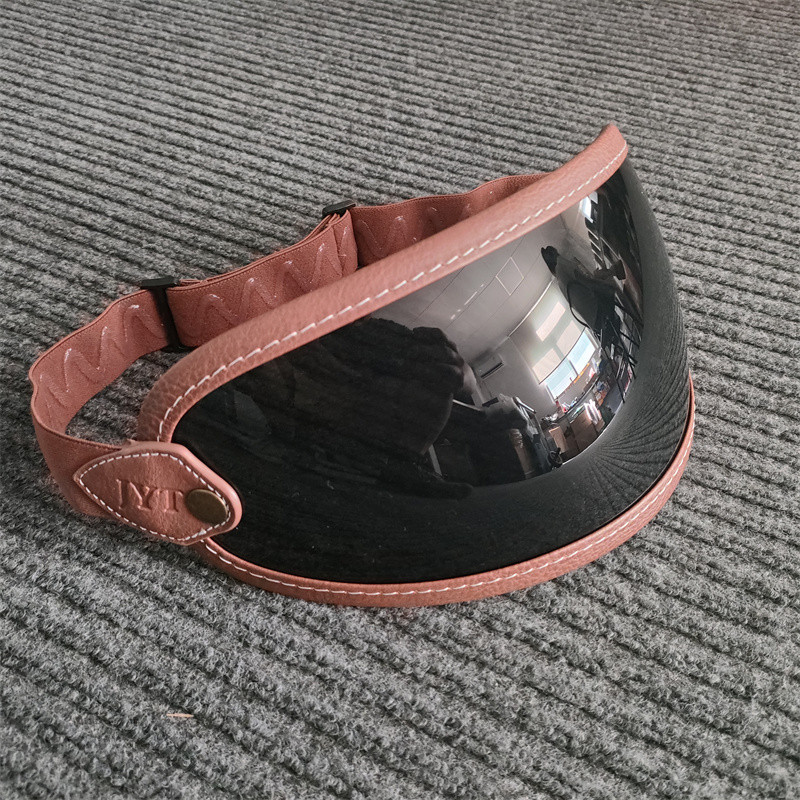 หมวกกันน็อคใหม่ Bubble Shield HD เลนส์ Retro แว่นตากันแดดรถจักรยานยนต์อุปกรณ์เสริมใช้สําหรับ Biltwell Gringo BELL RUBY หมวกกันน็อกแว่นตา