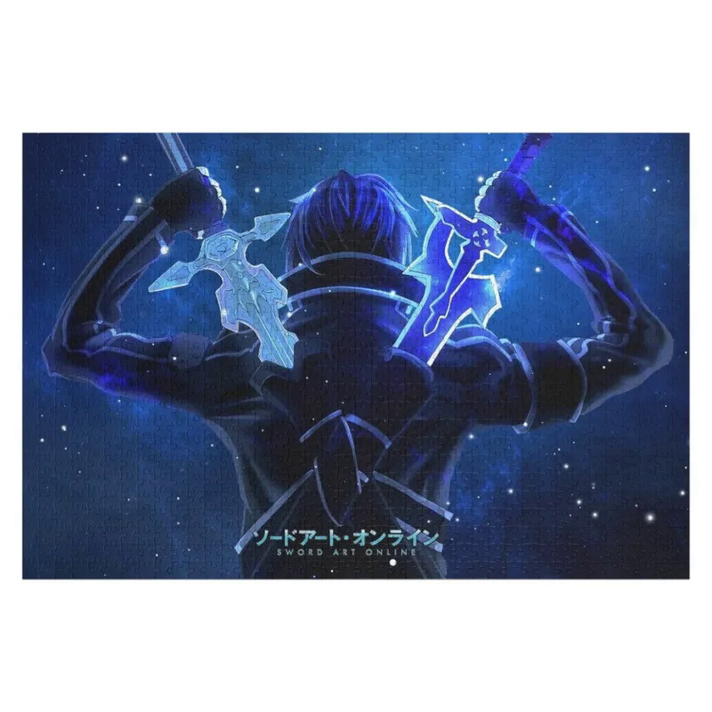 SAO Anime Jigsaw Puzzle Wooden Adults Wood Adults Customized Gifts For Kids Wooden Decor Paintings P