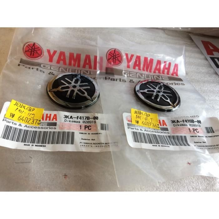 YAMAHA LOGO EMBLEM SET ซ้ายขวาถัง YAMAHA RXKING / RX-K / RX KING ORIGINAL YGP ดีที่สุด