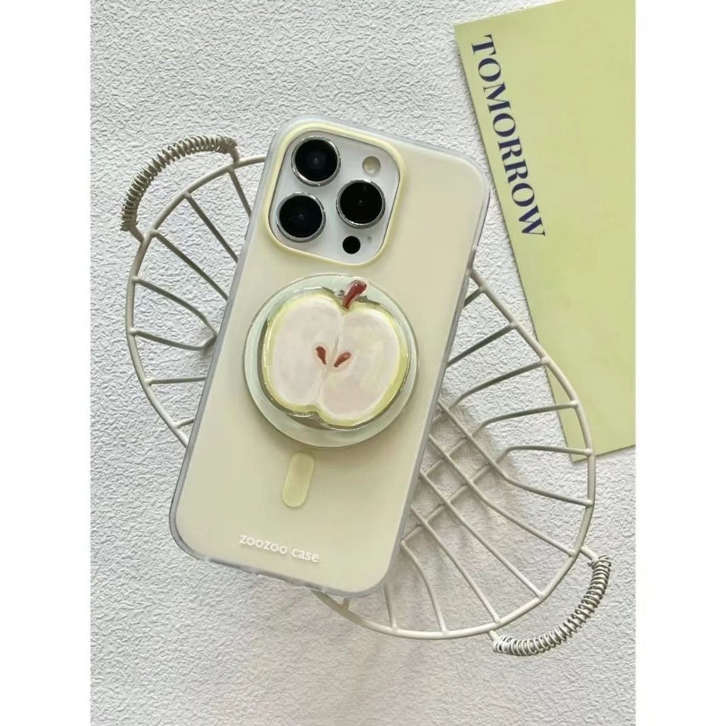 วงเล็บแม่เหล็ก Apple สีเขียวเหมาะสําหรับ iPhone15PROMAX เคสโทรศัพท์ Apple 15/14 ผู้หญิง 13/11 ราคา ถูกที่สุด ดีลบีเคเค แกลเลอรีภาพที่ 5