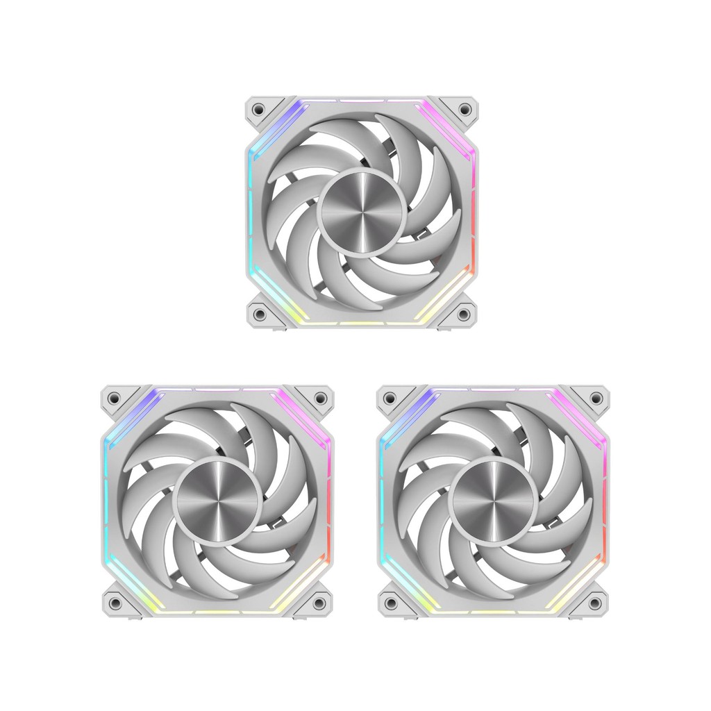 DarkFlash INF34 ARGB (3 ตัว) - สีขาว