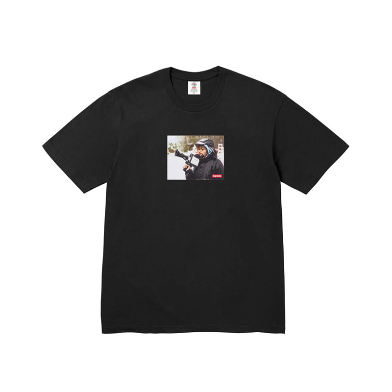 25SS X 40 ACRES SPIKE เสื้อยืด สีดํา