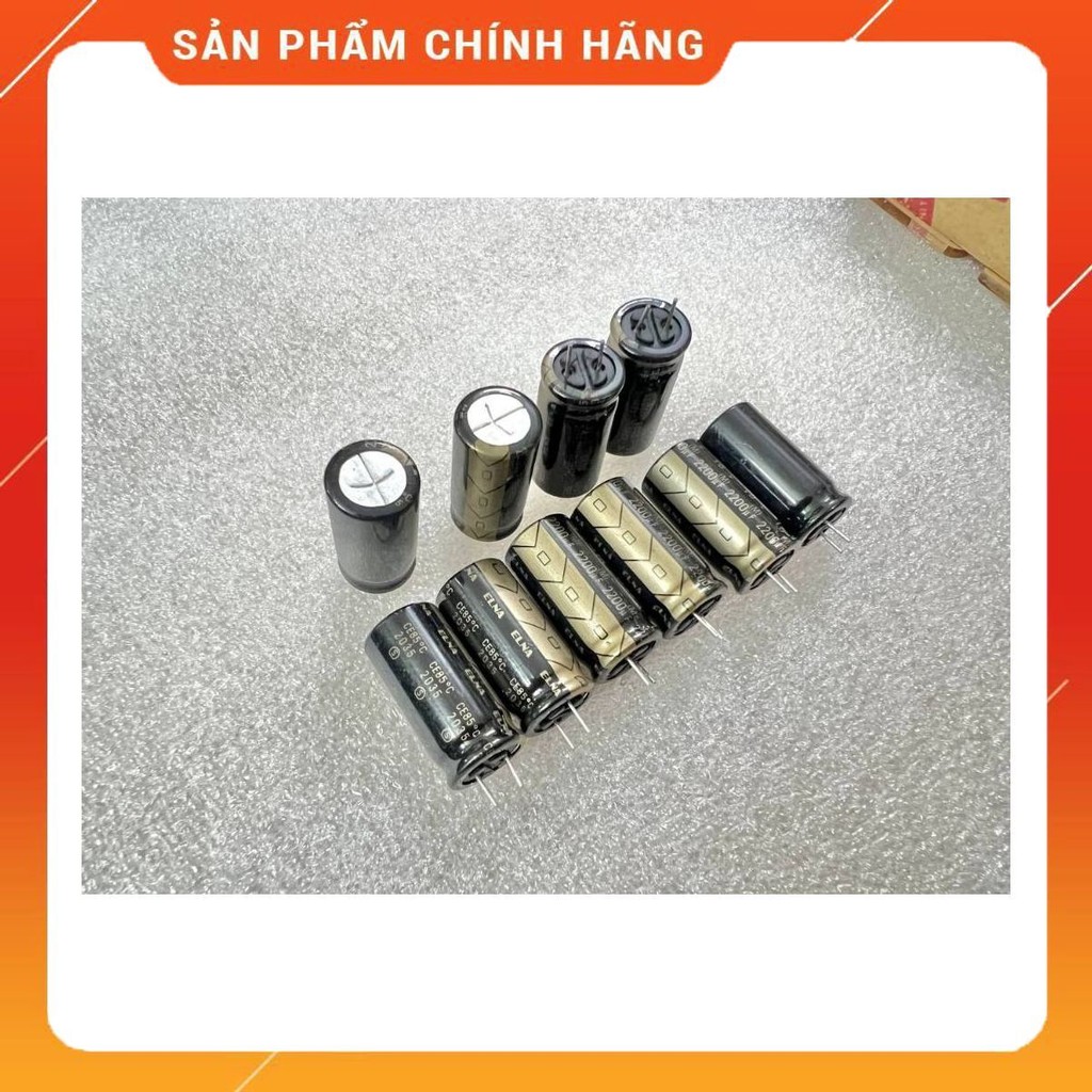 [ 2 ชิ้น ] ELNA RFO CAPACITOR 16V 2200UF, 16V2200UF, 2200UF16V, 2200UF 16V ( 12.5x25mm )
