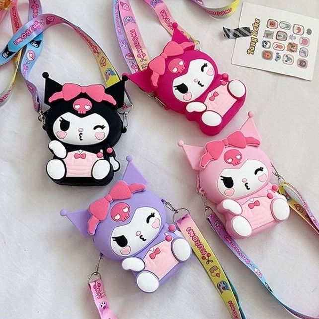 HP DELI STORE Shop here Nc Labubu Sling Bag กระเป๋าเด็กน่ารัก Labubu Character กระเป๋าใส่เหรียญโทรศั