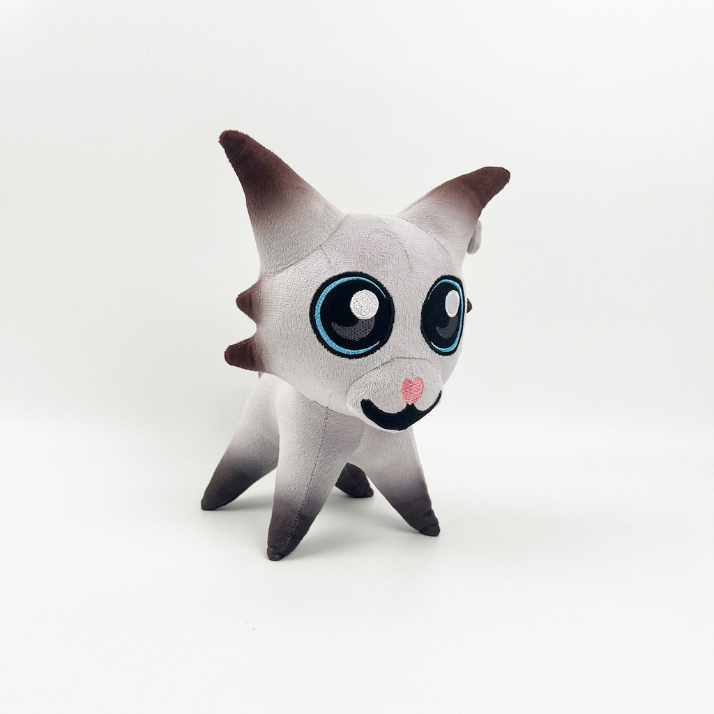 ​​Garn47 รถสีเทาแมวของเล่นตุ๊กตา - FNF เกมตุ๊กตาสัตว์, น่ารัก Kawaii ตุ๊กตา, ตุ๊กตาสั้นนุ่ม, ของขวัญ