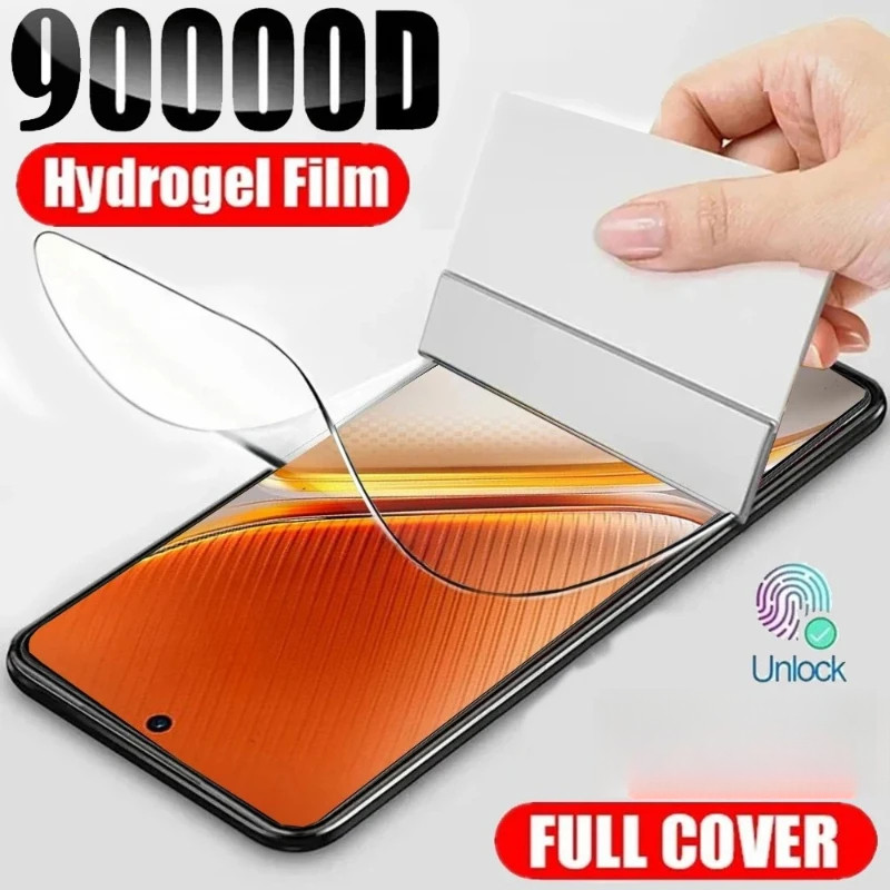 2pcs Full Cover Hydrogel Soft ฟิล์มสําหรับ iQOO Z1 Z3 Z5 Z5x Z6 Z7 Z7i Z7s U1 U1x U3 U3x U5 U5 U5x P