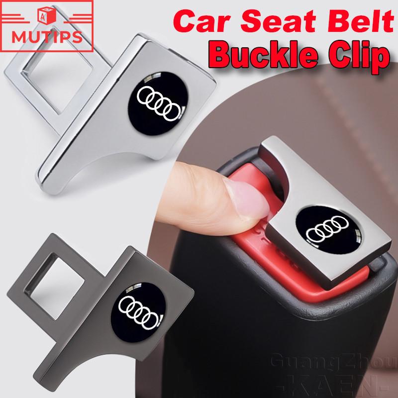 Audi หัวเข็มขัดนิรภัยรถยนต์ ตัวยกเลิกสัญญาณเตือน ปลั๊กล็อคเข็มขัดนิรภัย A3 8l 8Y A1 Q5 TT mk2 A5 A4 