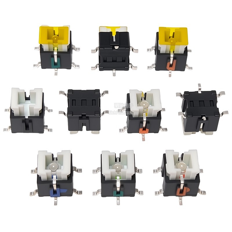 Tact Switch 6*6*7.2 พร้อมปุ่มไฟ LED 6 พิน ไมโครสวิตช์ สีแดง/เหลือง/น้ําเงิน/เขียว 7 มม.