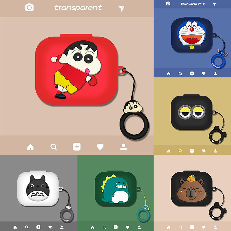 for OPPO Enco X3i Case Protective Silicone Cute Cartoon Covers OPPO EncoX3i Wireless Earbuds Shell T
