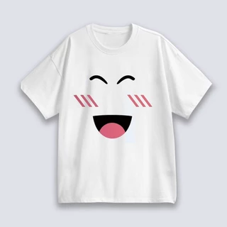 จัดส่งภายใน 24 ชั่วโมง😁 เสื้อยืดพิมพ์ลายเกม Roblox face สำหรับผู้ชาย unisex