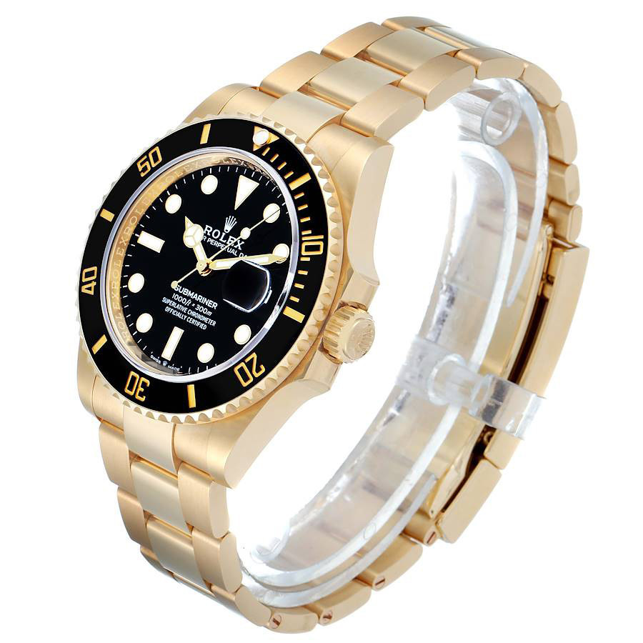 IGK4 _ mm Mechanical Car Series 41 Submariner Rel Black 18K Gold Office นาฬิกาผู้ชาย Mechanical Fore