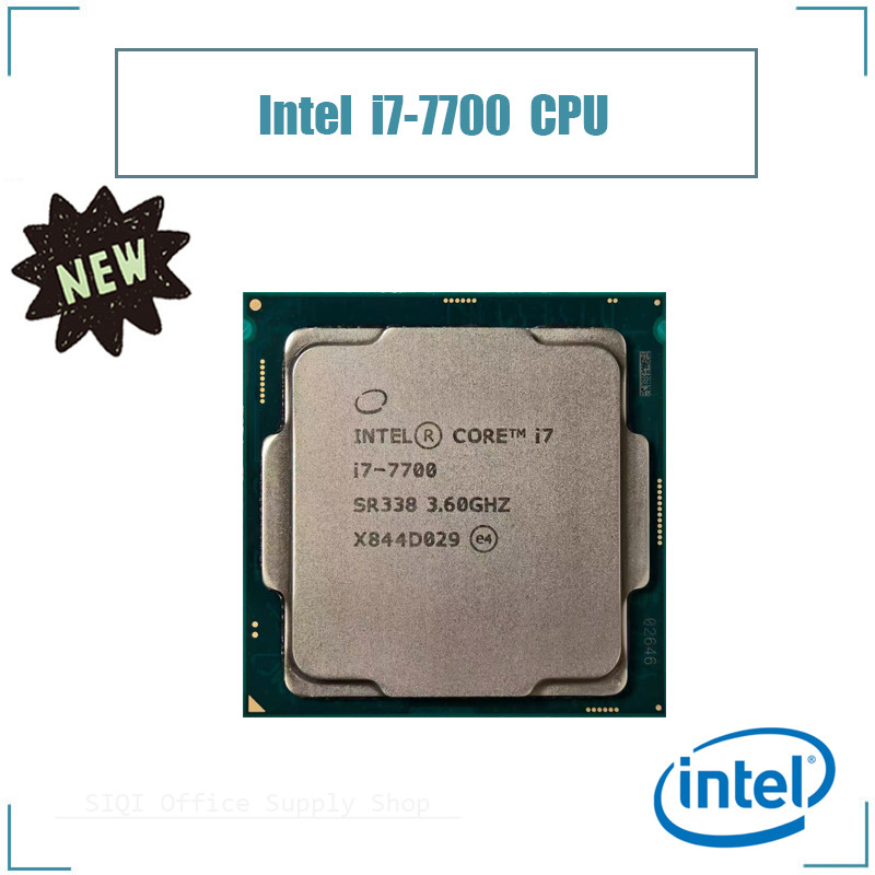 เมนบอร์ด CPU Intel Core I7 7700 รองรับโปรเซสเซอร์ Cpu LGA1151 Quad-core 3.6GHz
