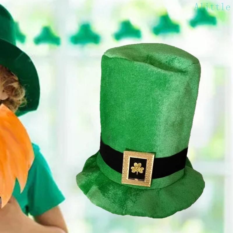 Alia Saint Patrick Day Hat Green Leprechaun Hat Irish Leprechaun Hat หมวกสีเขียว