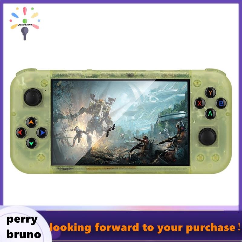 RG50XX มือถือคอนโซลเกม Retro 5 นิ้ว 64G 20000 + วิดีโอเกม LINUX 3D จอยสติ๊กสําหรับ 19 + Simulator B