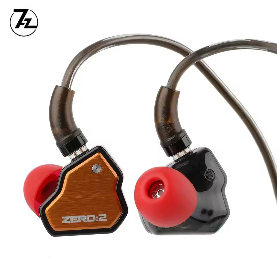 7Hz x Crinacle Zero :2 อัปเดต 10 มม.แบบไดนามิก IEM หูฟังแบบมีสายหูฟังหูฟังสําหรับเล่นเกมพร้อมสาย OFC