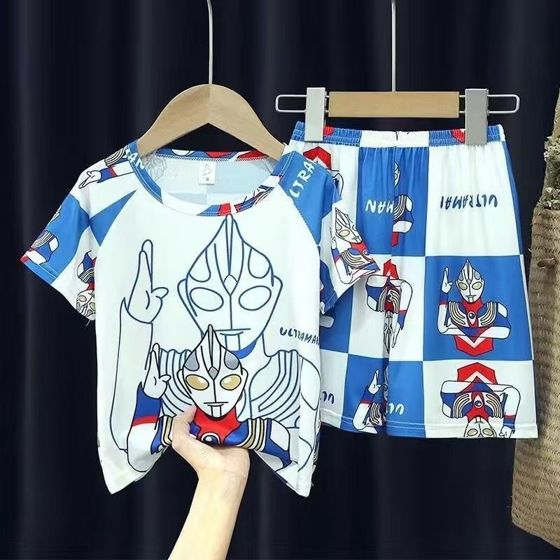 ชุดนอนเด็กชายแขนสั้นขาสั้น ลายการ์ตูนผ้าดี ลายสวย(cn222) - รูปที่ 3