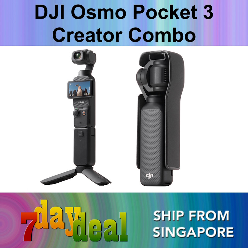 DJI Osmo Pocket 3 Creator Combo กล้องวิดีโอกิมบอล
