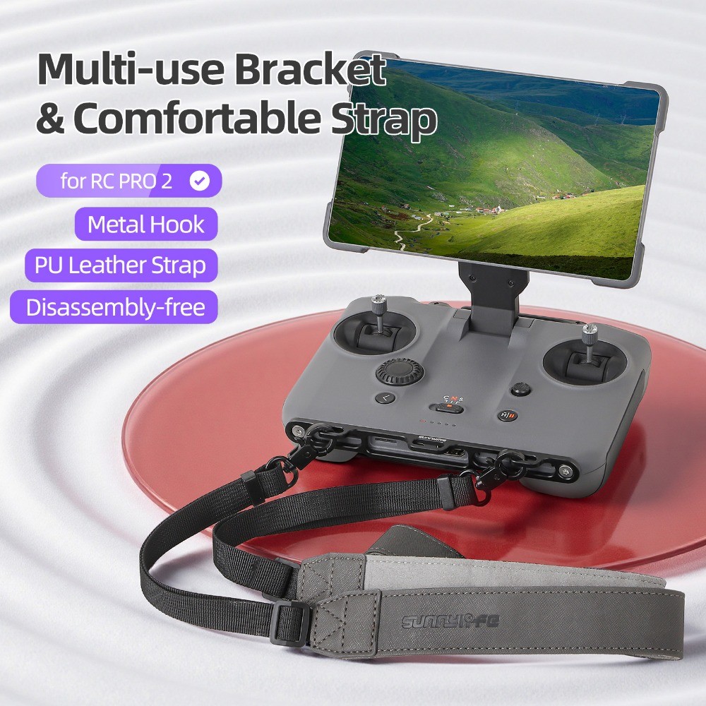 สําหรับ DJI Mavic 4 Pro หัวเข็มขัดเชือกอลูมิเนียม RC PRO 2 รีโมทคอนโทรลไม่ถอดหนังแขวนเชือกรีโมทคอนโทรลอุปกรณ์เสริม