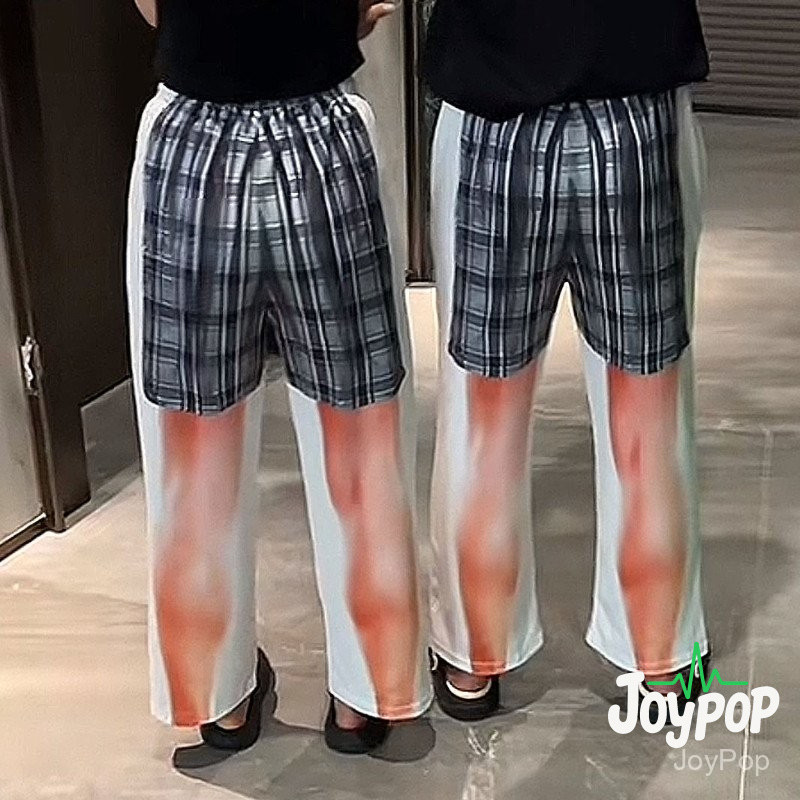 กางเกงกีฬารูปแบบสนุก สองชิ้น สำหรับใช้ที่บ้าน และเป็นของขวัญสำหรับเพื่อน