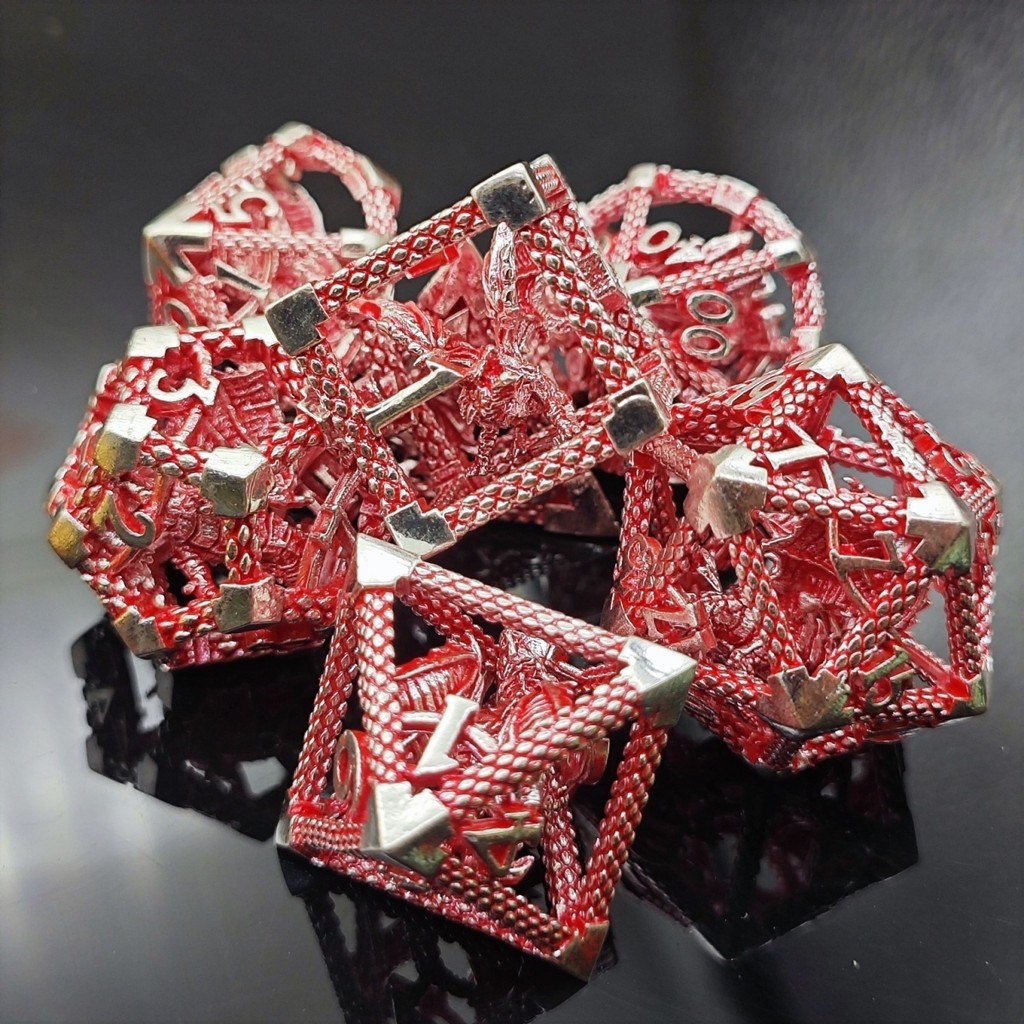 พร้อมส่ง dnd dice ลําไย ลูกเต๋า การ์ด dice the dnd