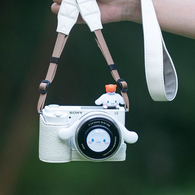 Sony ZVE10M2 เคสป้องกันกล้อง ZVE10 กระเป๋ากล้องรุ่นที่สอง A6700 Half-Pack Base Leather Case Accessor