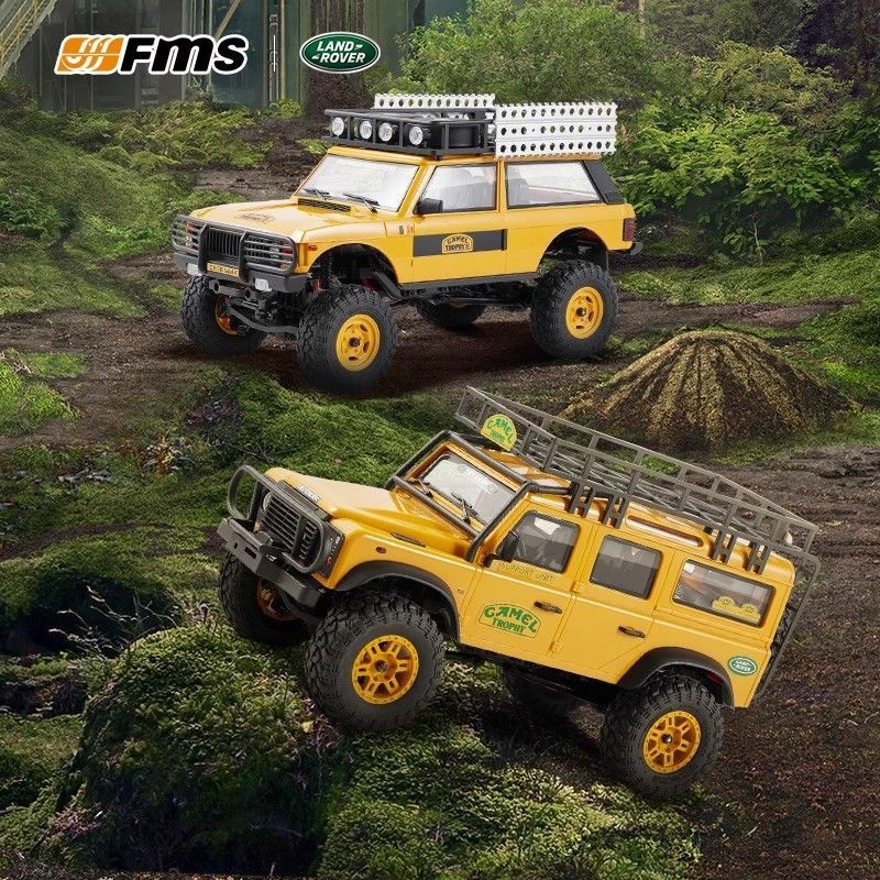 FMS 1/24 FCX24M Land Rover Defender Range Rover Discovery RC รีโมทคอนโทรล Off-Road สี่ล้อไดรฟ์ของเล่นไฟฟ้า C - รูปที่ 2