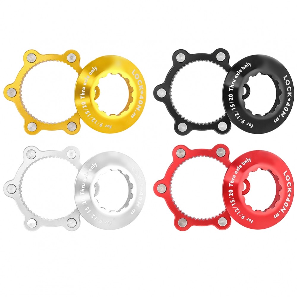 [NEW]Mountain bike bicycle center lock to six-pin conversion seat center lock adapter[SWHOME-TH]