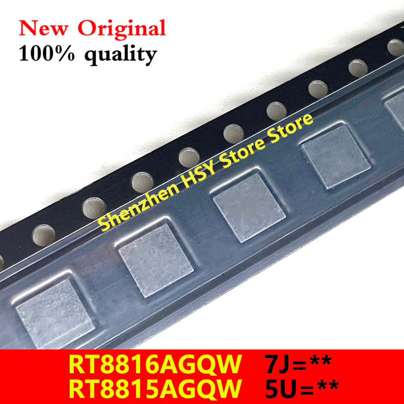 (2-5ชิ้น) 100% ใหม่ RT8816A RT8816AGQW RT8816BQW ( 7J=5A 7J=.. ) RT8815A RT8815AGQW ( 5U=1K 5U=...) 