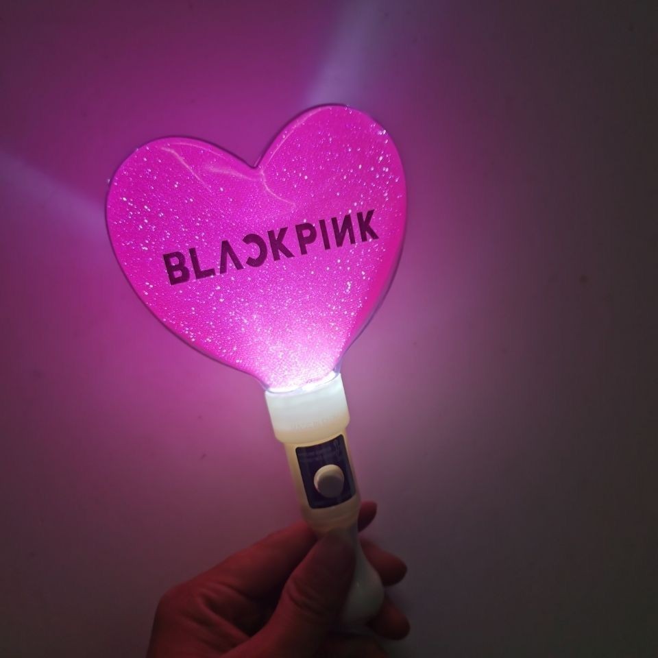 แท่งเรืองแสง BLACKPINK Pink Love Flash Stick Glow Stick สร้อยข้อมือที่กําหนดเอง Calling Cheer แท่งไฟ